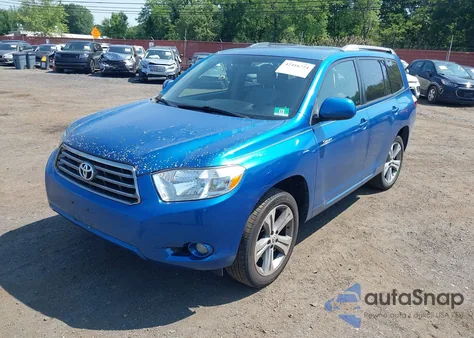 2008 Toyota Highlander Sport z USA, uszkodzony, nr VIN JTEES43A282015199